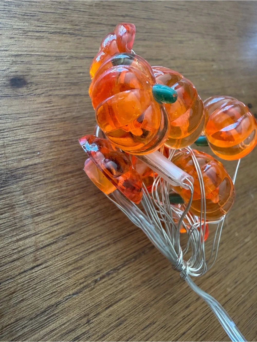 Hobby Lobby fall pumpkin Orange LED String Lights